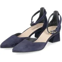 Paul Green Paul Green 3820-040 Damen Rauleder blue Keilpumps