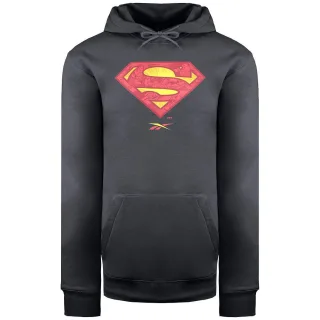 Reebok X DC Superman Herren Dark Graphit Hoodie