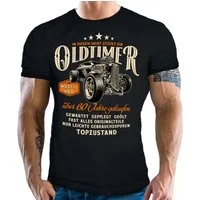 LOBO NEGRO® T-Shirt als Geschenk für Männer zum Geburtstag - Oldtimer über 60 Topzustand