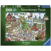 Puzzle Ray Nicholson: Wimmelbild Weihnachten 1000 Teile