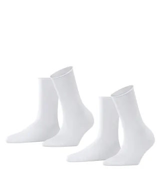 FALKE - FALKE Happy 2-Pack Damen white - Gr. - 36.5