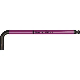 Wera 950 SPKL HF Winkelschlüssel Multicolour metrisch, BlackLaser, mit Haltefunktion Pink - 05022204001