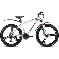 HILAND Mountainbike 26 Zoll Mountainbike MTB für Jugendliche Fahrrad Herren Damen Jungen, mit Aluminiumrahmen Scheibenbremse Federgabel 3 Speichenräder