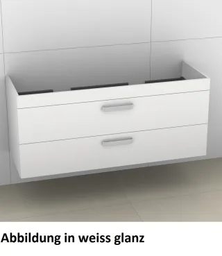 Artiqua 414 Waschtischunterschrank für Sentique 5126D0 Sangallo Grau quer, 414-WU2L-V40-7154-432 414-WU2L-V40-7154-432