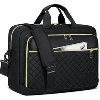 LuxusKollektion Laptoptasche Laptoptasche 17,3 Zoll Damen Business Notebook Wasserdicht Schwarz