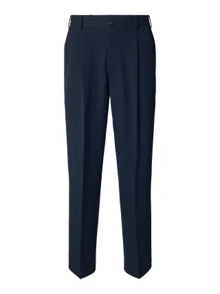 SELECTED MEN - SLM220-LOOSE FINN FLEX PANTS NOOS Navy Blazer - Gr. - XL