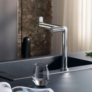 hansgrohe Aqittura M91 SodaSystem 240 76810000 1jet, Starter Set, Chrom