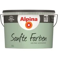 Alpina Wandfarbe Alpina Sanfte Farben Wandfarbe 10 L lagune
