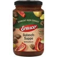 ERASCO Fertiggericht, Erasco Gulasch-Suppe mit Rindfleisch Packung 350ml