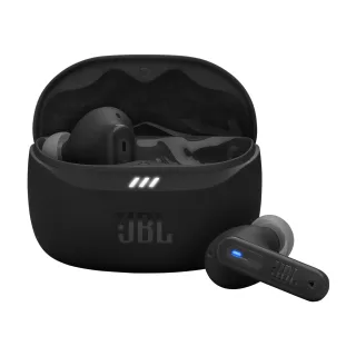 JBL Tune Beam 2 Kabellose Bluetooth-In-Ear-Kopfhörer mit Noise-Cancelling 48 h Wiedergabezeit IP54 wasser - und staubgeschützt Multipoint-Verbindung ergonomisches Design Schwarz
