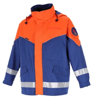 Jugendfeuerwehr-Überjacke mit Innenweste | Jugendfeuerwehr-Jacke | DJF-Abzeichen | Reflexstreifen 4XS (124/130)