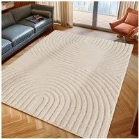 Ayyildiz Teppiche Teppich ART 1122, auch als Läufer und in Rund erhältlich, rechteckig, Höhe: 8 mm, Boho Design, 3D Optik, Struktur Hoch Tief, skandinavisch, Wohnzimmer