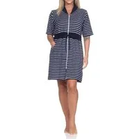 Normann Nachthemd Normann Damen Frottee kurzarm Strandkleid – ideal auch als Beachwear