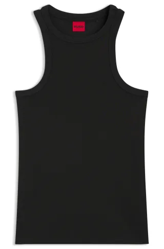 HUGO RED Womenswear - The Plain Tank Black - Gr. - L