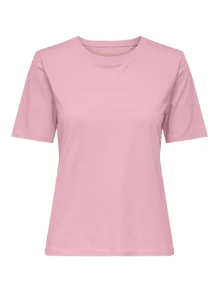 ONLY - ONLHAPPY S/S O-NECK TEE PR JRS Romance Rose - Gr. - XL