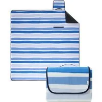 Picknickdecke XXL eco-line Picknickdecke ca. 200x200, wometo, Oberseite 100% recyceltes Fleece, wasserdicht