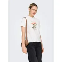 ONLY Kurzarmshirt ONLAMBERDINE S/S PRINT TOP BOX JRS Baumwolle, regular fit, Rundhals