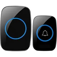 SinLaw Türklingel Drahtlose Türklingel, 300 Meter Ring Doorbell IP44 Wasserdicht (1-St), Haustürklingel-Set, 5 Bände
