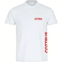 multifanshop T-Shirt Kinder Cottbus - Brust & Seite - Kind