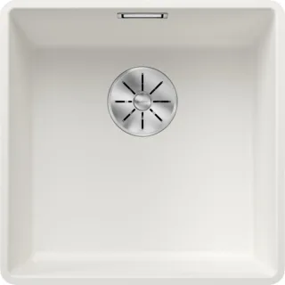 Blanco Subline 400-f Spüle 523497 42,7x42,7cm, PuraDur weiß, für Unterbau