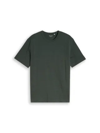 Tom Tailor - Heavy-Jersey T-Shirt aus Baumwolle darkest olive - Gr. - XL