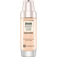 MAYBELLINE NEW YORK Foundation DREAM RADIANT LIQUID MAKE-UP, mittlere Deckkraft, strahlendes Finish, 12H Feuchtigkeitspower