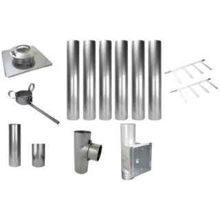Bertrams Ewr Standardbausatz 21STB150-K-RE Ø 150 x 0,6 mm, mit 21RE1-FU110, Komplettpaket 7 m
