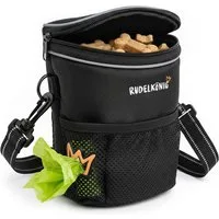 Rudelkönig Leckerlibeutel Leckerlitasche für Hunde, Futterbeutel mit Aufbewahrungstasche (1-tlg), Snack-Beutel für Hunde mit Kotbeutelspender zum Umhängen
