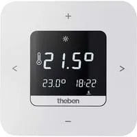 RAMSES 812 top3, Heizungsthermostat weiß/schwarz