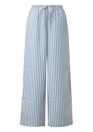 qs - Hose blau/weiß - Gr. - 30