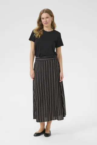 Rock A-shape Black/Powder Color Stripe black multi