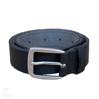 Veganer Gürtel Vegetarian Shoes Town Belt black 75