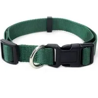 Illes-Laedchen Hunde-Halsband Hundehalsband Nylon – verstellbar, robust & leicht – Halsband, mit Klickverschluss – verschiedene Farben & Größen
