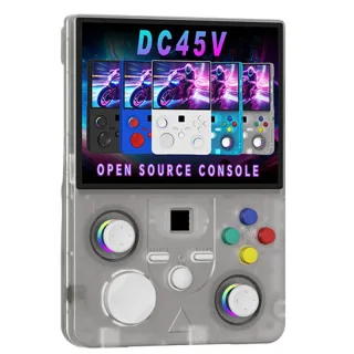 [64G] DC45V10000+ Games Open Source Handheld Console 4.5 Inch IPS Screen RK3326 WiFi 4000mAh Retro Game Emulator Portabl