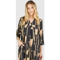 NAVIGAZIONE Jerseykleid (1-tlg) mit modernen geometrischen Muster