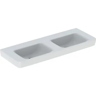 Geberit Renova Plan Doppelwaschtisch 130x48cm 501713008
