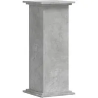 vidaXL Blumenständer Pflanzenständer Betongrau 33x33x80 cm Holzwerkstoff (1 St)