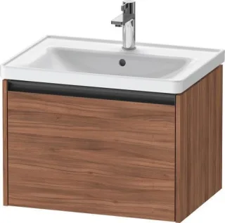 Duravit Ketho.2 Waschtischunterbau wandhängend Nussbaum Matt 634x455x440 mm - K25082079790000 K25082079790000