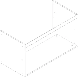 Hansgrohe Xilesa Korpus 980x470 1AZ , 97054000 97054000