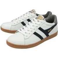 Gola Equipe II Leder 2025 weiss/navyblau/zementgrau Herren Sneaker