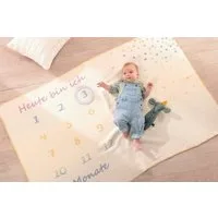 Babydecke Babydecke Milestone, Biederlack, Babydecke Milestone, die perfekte Fotodecke