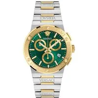 Versace Chronograph GRECA LOGO CHRONO RESTYLE VEKMA0425, Quarzuhr, Armbanduhr, Damenuhr, Herrenuhr, Swiss Made