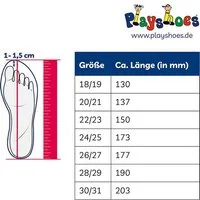 Playshoes Barfuß-Schuh Surfbrett Palmen Badeschuh