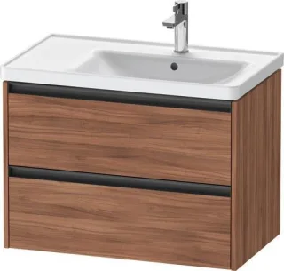 Duravit Ketho.2 Waschtischunterbau wandhängend Nussbaum Matt 784x455x549 mm - K25286079790000 K25286079790000