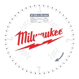 Milwaukee - Kreissägeblatt 235/30mm 48Z Holz - 4932471307