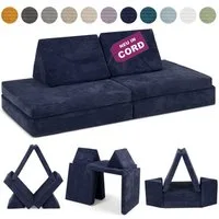 Linodino Kindersofa Spielsofa I aus Schaumstoff Bausteine I Spielcouch für Kinder, 3 Jahre Garantie