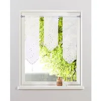 OTTO home Scheibengardine Neila (3 St), Stangendurchzug, transparent