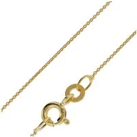 trendor Kette ohne Anhänger Feine Ankerkette 333 Gold (8 Karat) 0,8 mm
