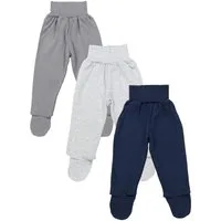 TupTam Strampler TupTam Baby Jungen Strampelhose mit Fuß 3er Pack