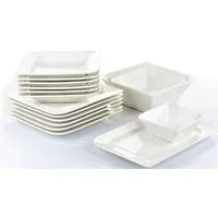 Retsch Arzberg Tafelservice Geschirr-Set, Service Fantastic (16-tlg), 6 Personen, Fine China-Porzellan, Teller Set, 16 Teile, für 6 Personen